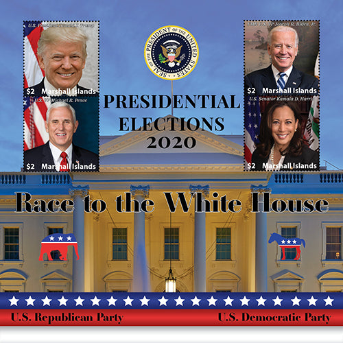 Race To The White House - Presidential Elections Stamp Sheetlet