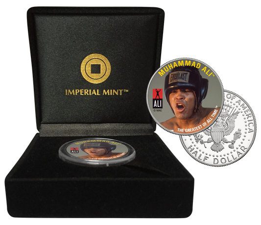 Muhammad Ali "Everlast" Colorized Half Dollar Coin