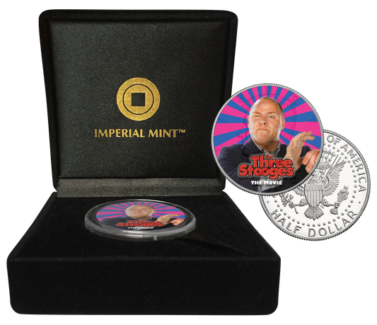 The Three Stooges "Curly Howard" Colorized Half Dollar Coin